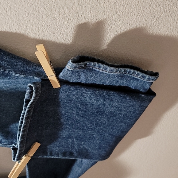 MADEWELL STRAIGHT LEG HIGH WAISTED DENIM BLUE MOM JEANS ECO SLIM BOYJEAN PANT 26 - Picture 8 of 16